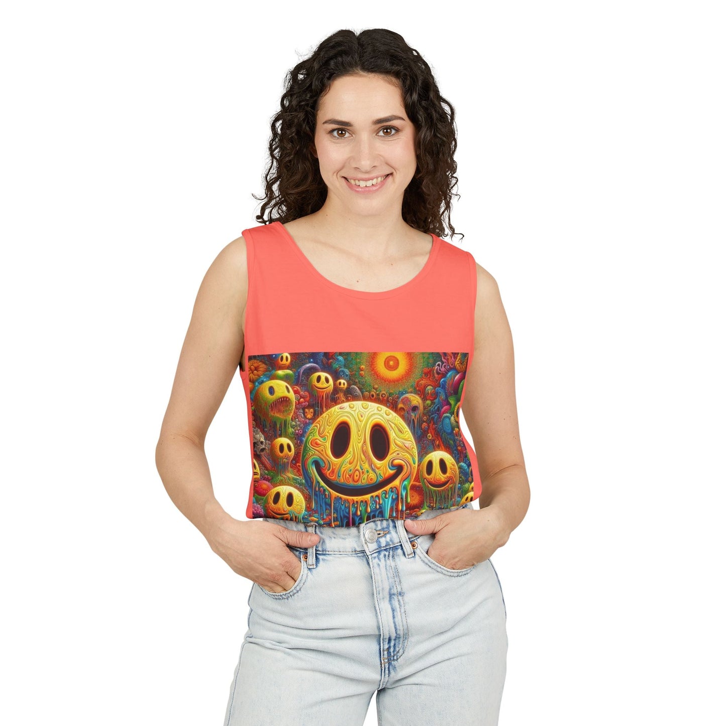 Colorful Psychedelic Tank Top for Summer Vibes