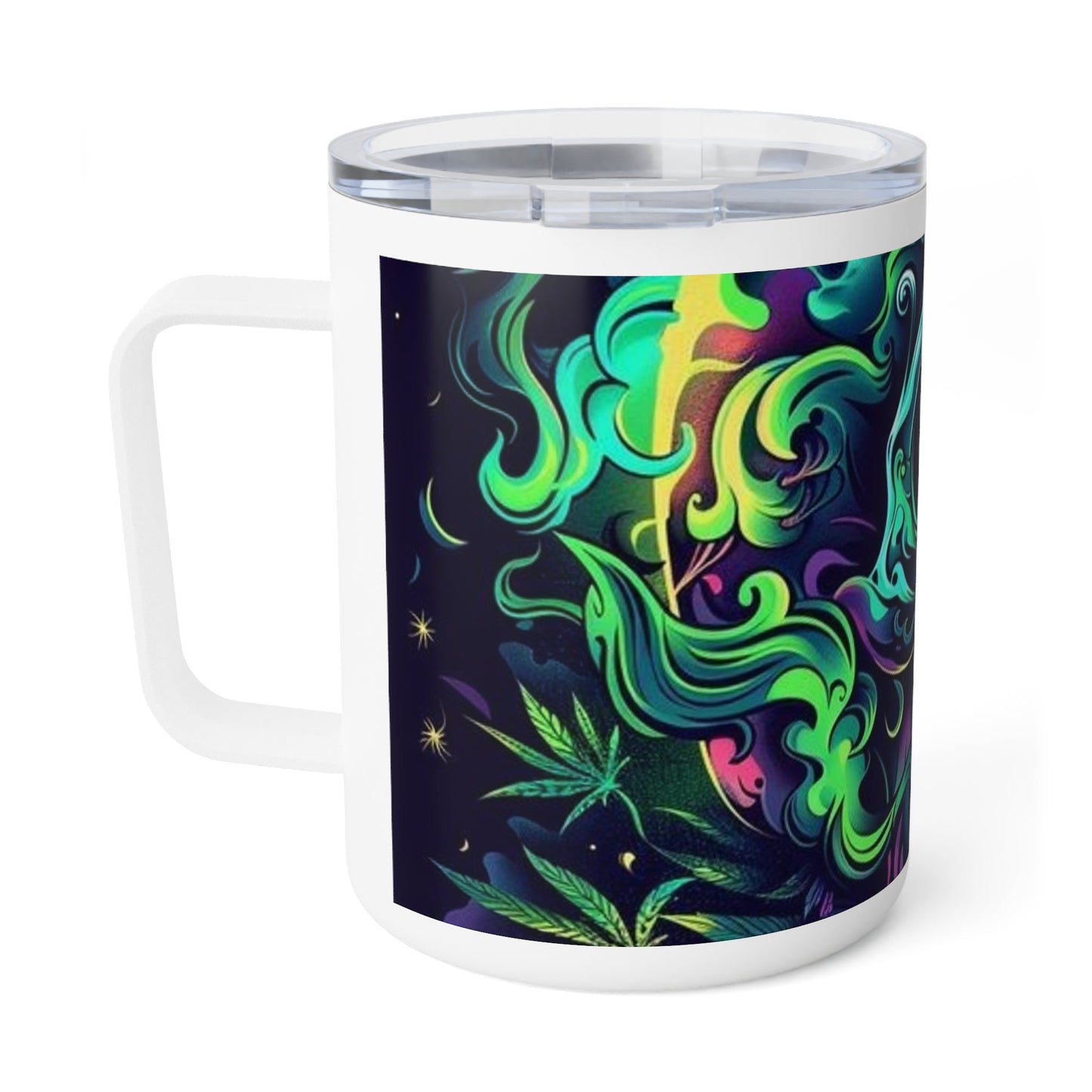 Colorful Skull Insulated Coffee Mug - 10oz