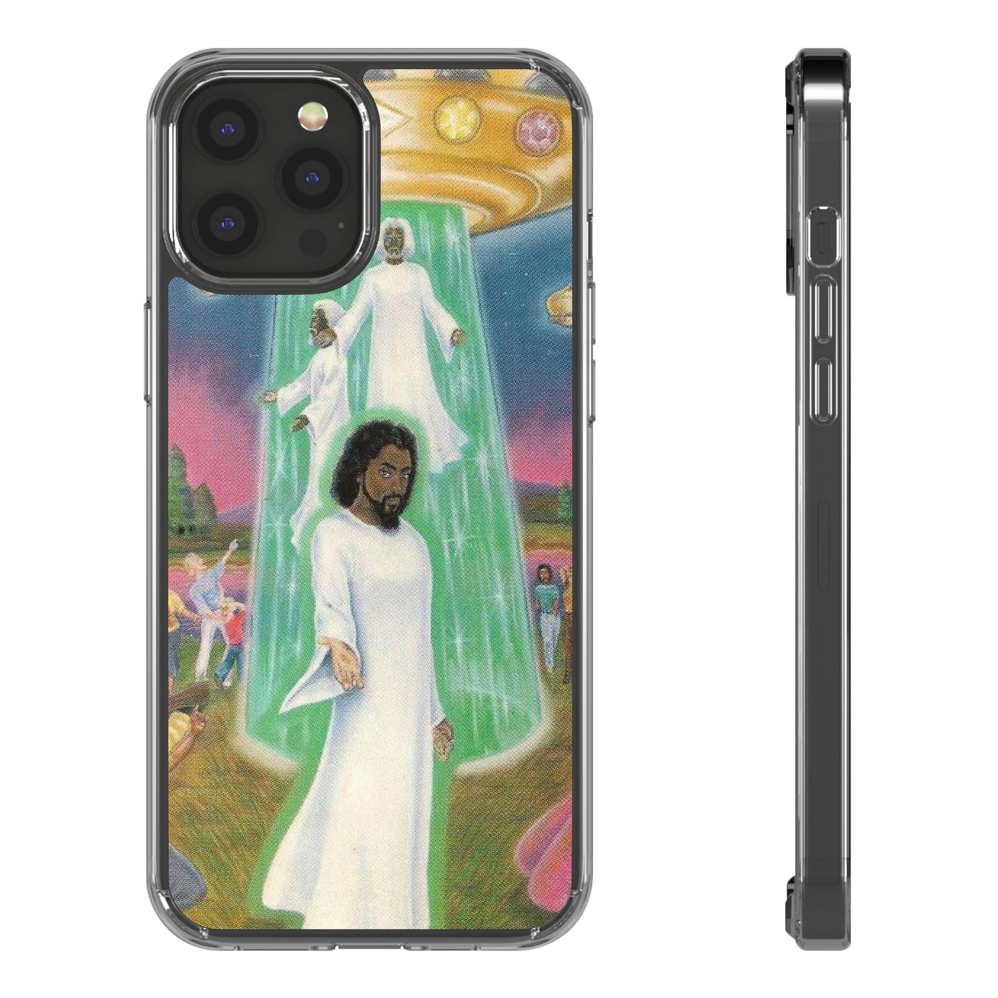 Cosmic Art Phone Case - Vibrant Spiritual Design, Bohemian Phone Cover, Unique Gift for Him/Her, Festival Accessory, Home Decor