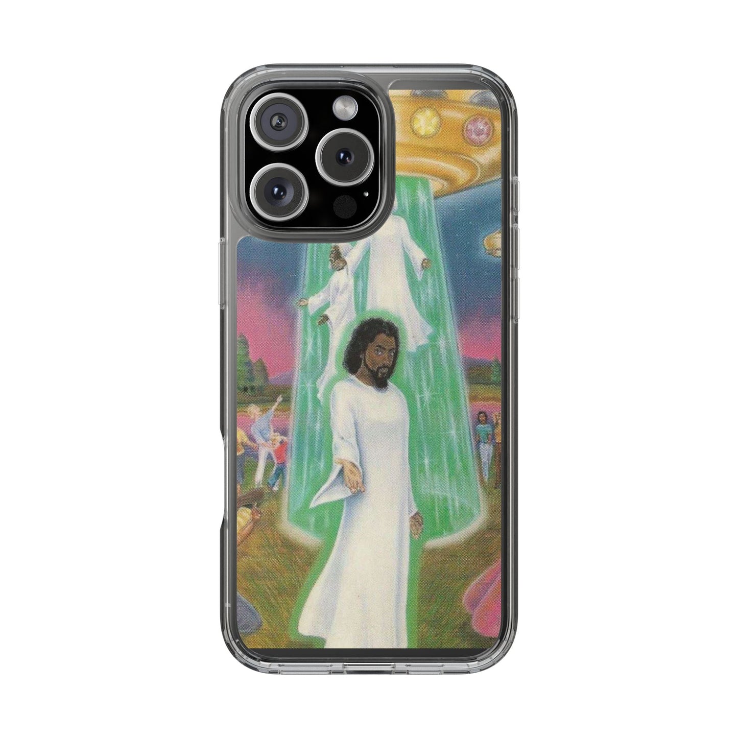 Cosmic Art Phone Case - Vibrant Spiritual Design, Bohemian Phone Cover, Unique Gift for Him/Her, Festival Accessory, Home Decor