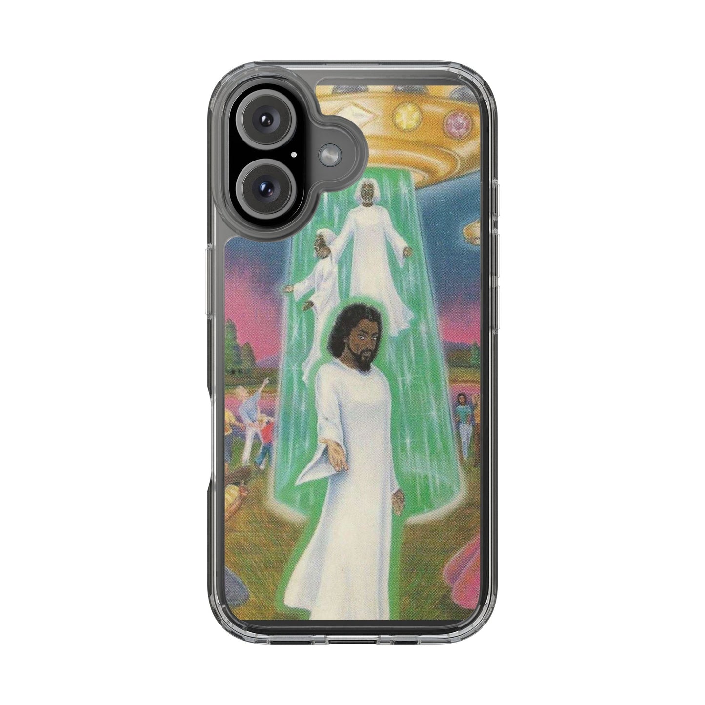 Cosmic Art Phone Case - Vibrant Spiritual Design, Bohemian Phone Cover, Unique Gift for Him/Her, Festival Accessory, Home Decor