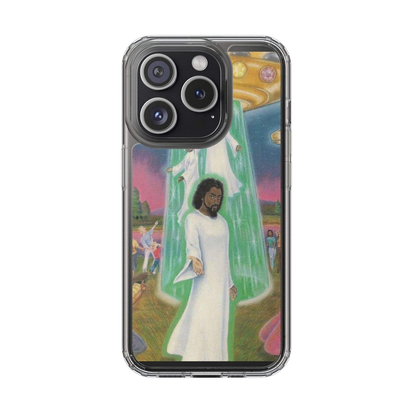 Cosmic Art Phone Case - Vibrant Spiritual Design, Bohemian Phone Cover, Unique Gift for Him/Her, Festival Accessory, Home Decor