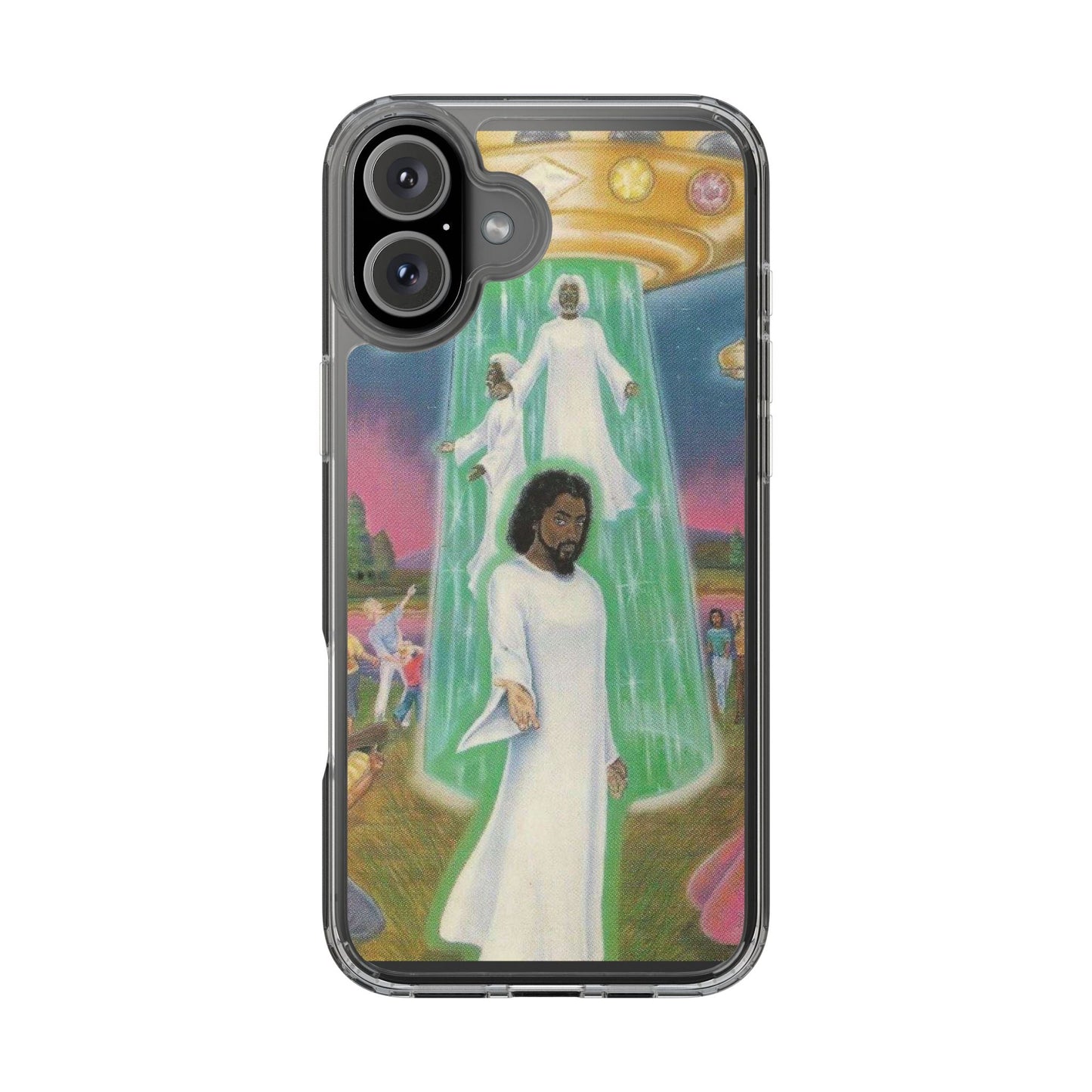 Cosmic Art Phone Case - Vibrant Spiritual Design, Bohemian Phone Cover, Unique Gift for Him/Her, Festival Accessory, Home Decor
