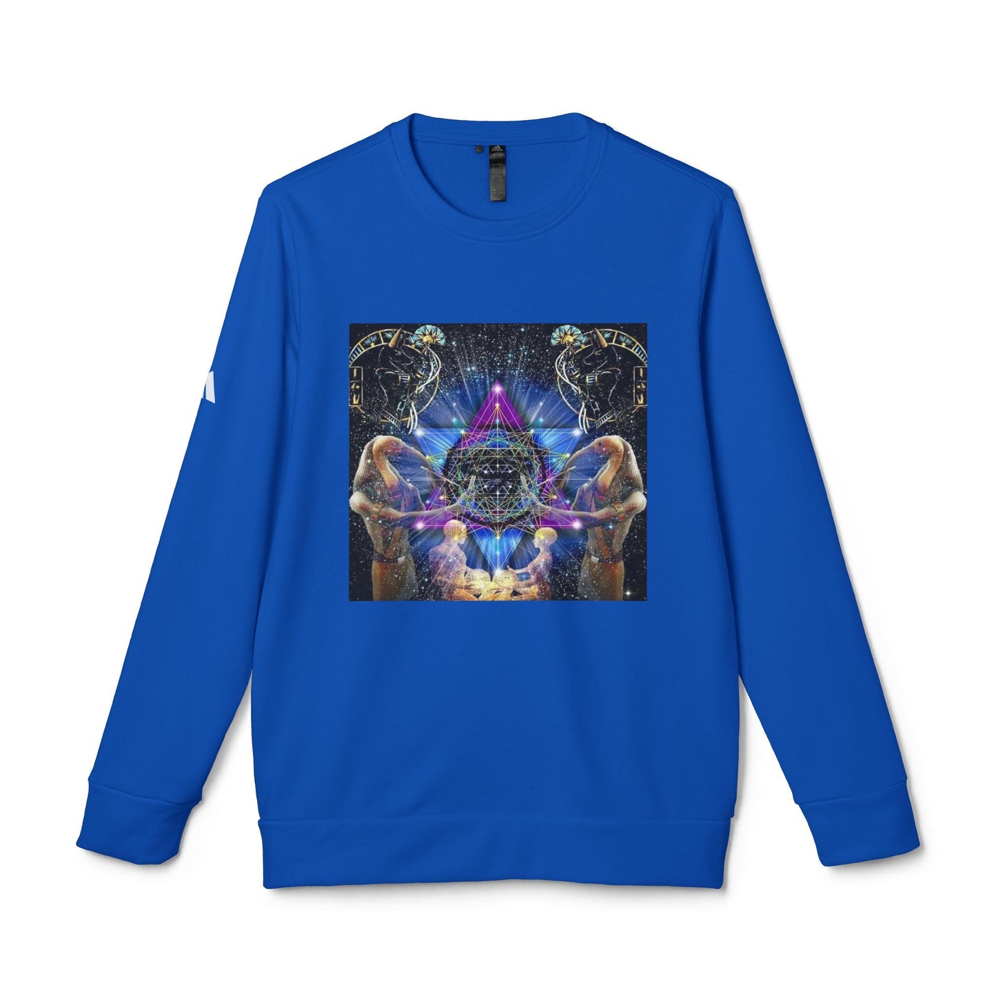 Cosmic Art Unisex Sweatshirt, Trendy Fleece Crewneck for Astral Vibes, Perfect for Gifts, Streetwear, Casual Style, Unisex Apparel