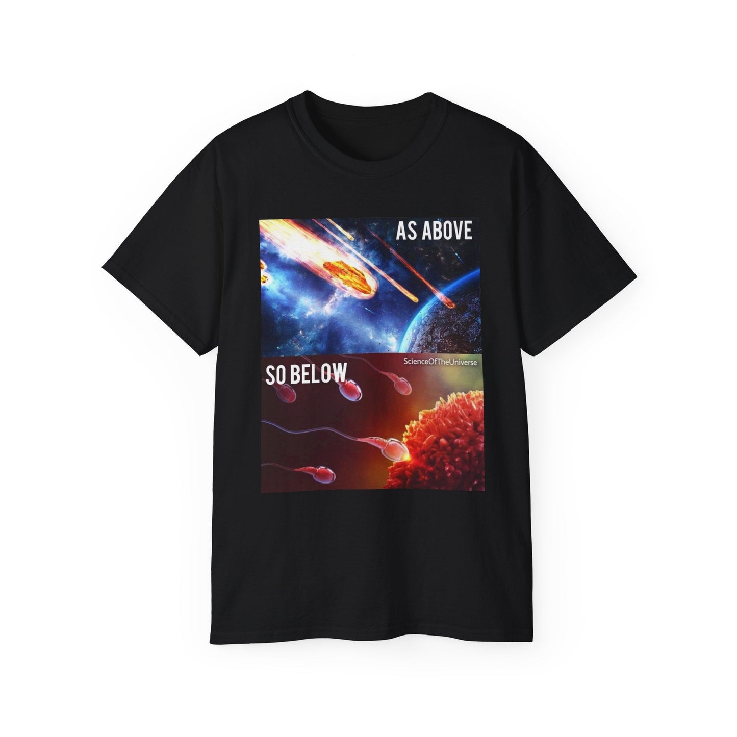 Cosmic Connection Tee - 'As Above, So Below' Unisex Ultra Cotton T-Shirt