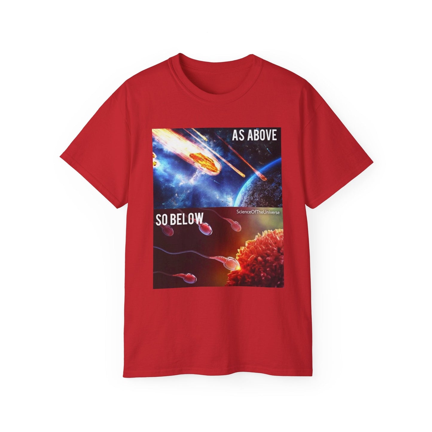 Cosmic Connection Tee - 'As Above, So Below' Unisex Ultra Cotton T-Shirt