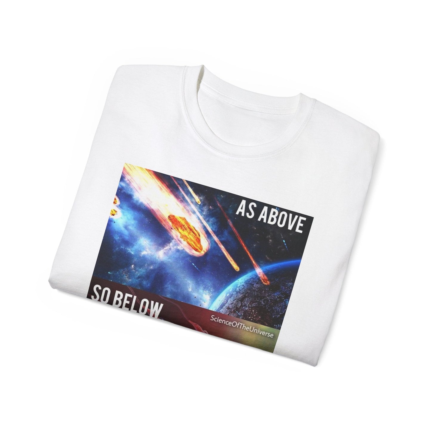 Cosmic Connection Tee - 'As Above, So Below' Unisex Ultra Cotton T-Shirt