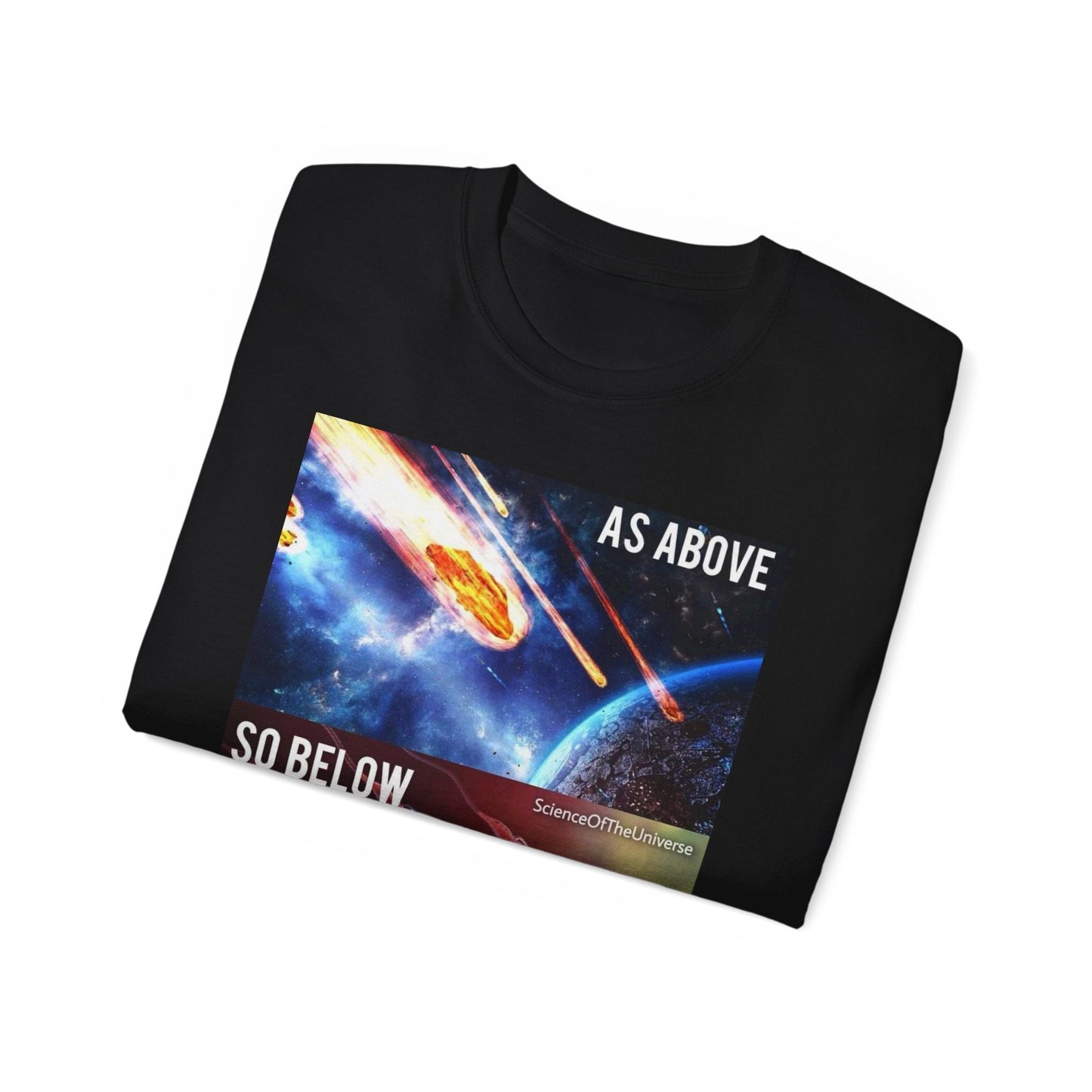 Cosmic Connection Tee - 'As Above, So Below' Unisex Ultra Cotton T-Shirt