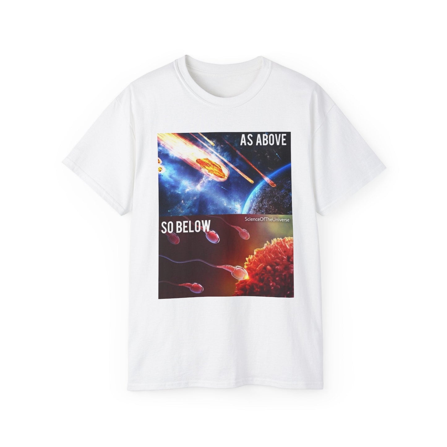 Cosmic Connection Tee - 'As Above, So Below' Unisex Ultra Cotton T-Shirt