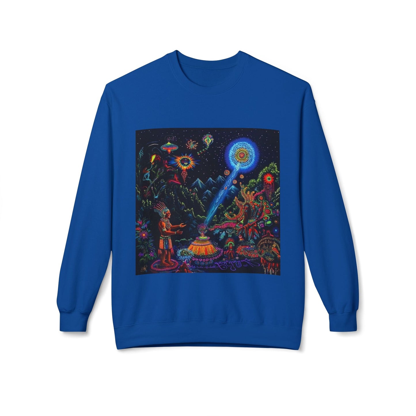 Cosmic Spirit Crewneck Sweatshirt - Unisex Midweight Fleece