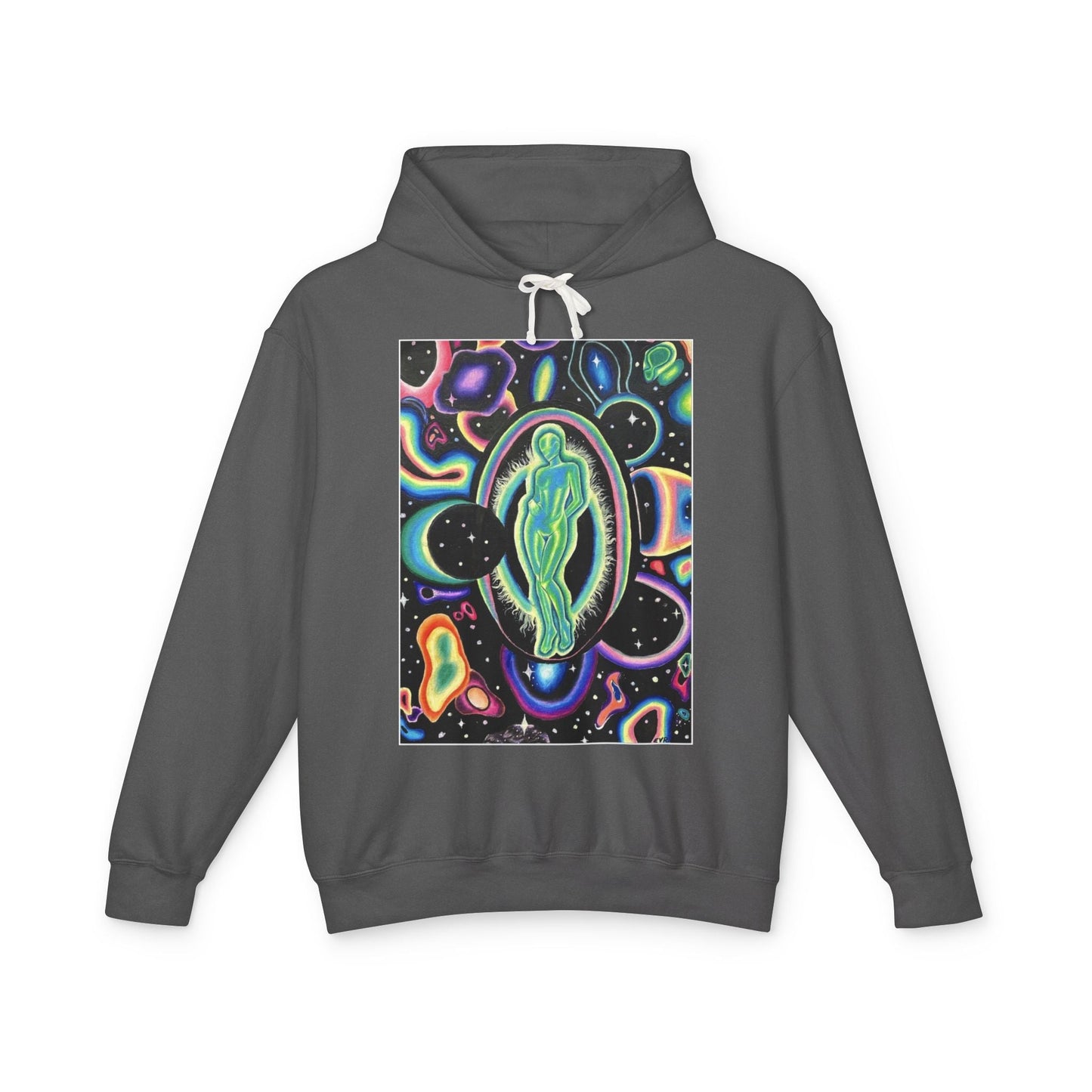 Cosmic Spirit Unisex Lightweight Hooded Sweatshirt