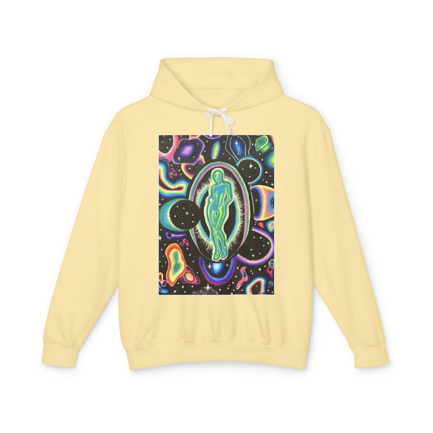 Cosmic Spirit Unisex Lightweight Hooded Sweatshirt