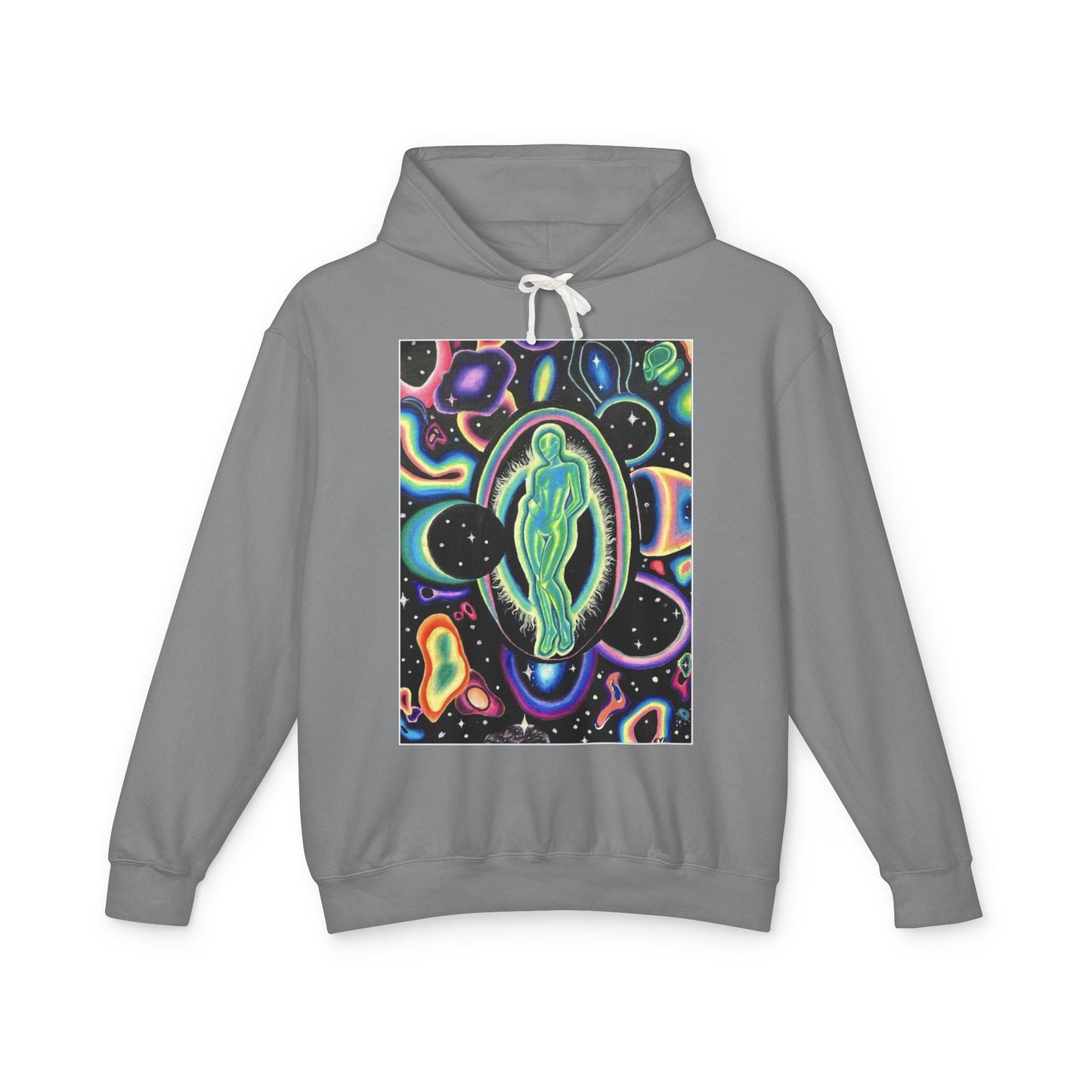Cosmic Spirit Unisex Lightweight Hooded Sweatshirt