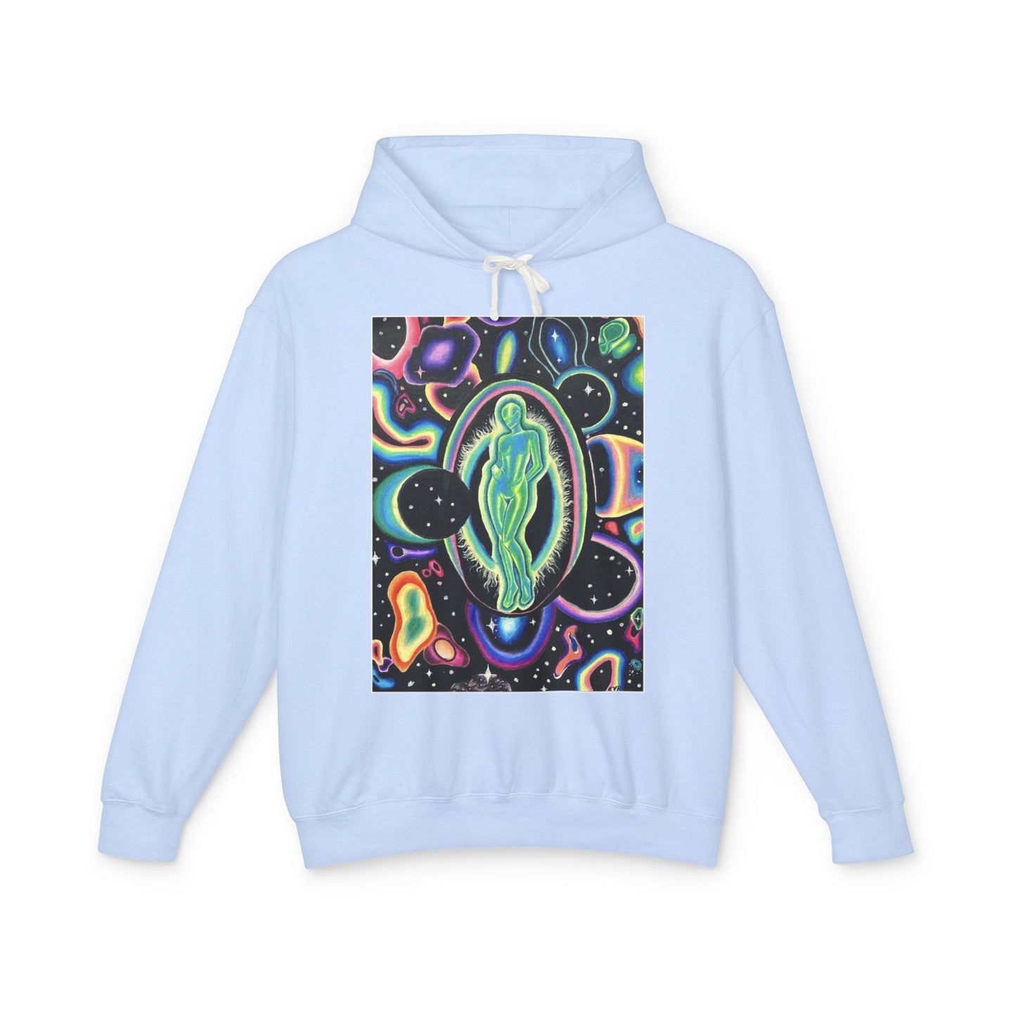 Cosmic Spirit Unisex Lightweight Hooded Sweatshirt