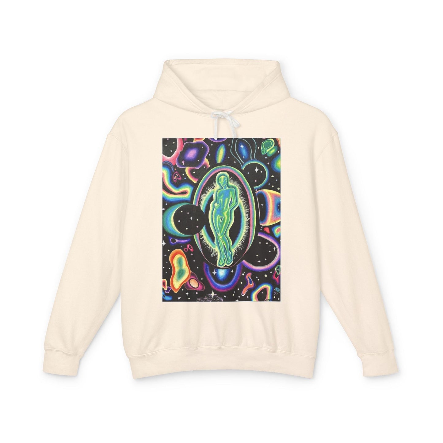 Cosmic Spirit Unisex Lightweight Hooded Sweatshirt