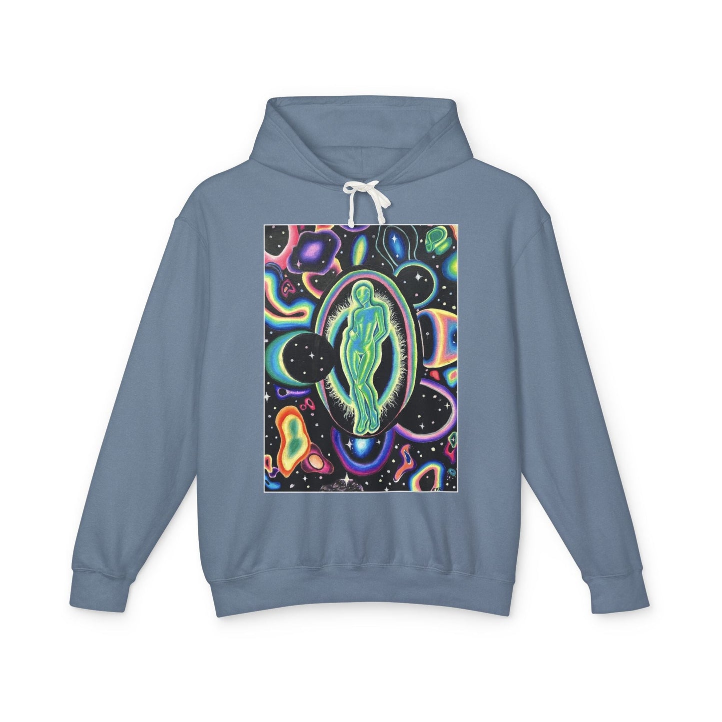 Cosmic Spirit Unisex Lightweight Hooded Sweatshirt