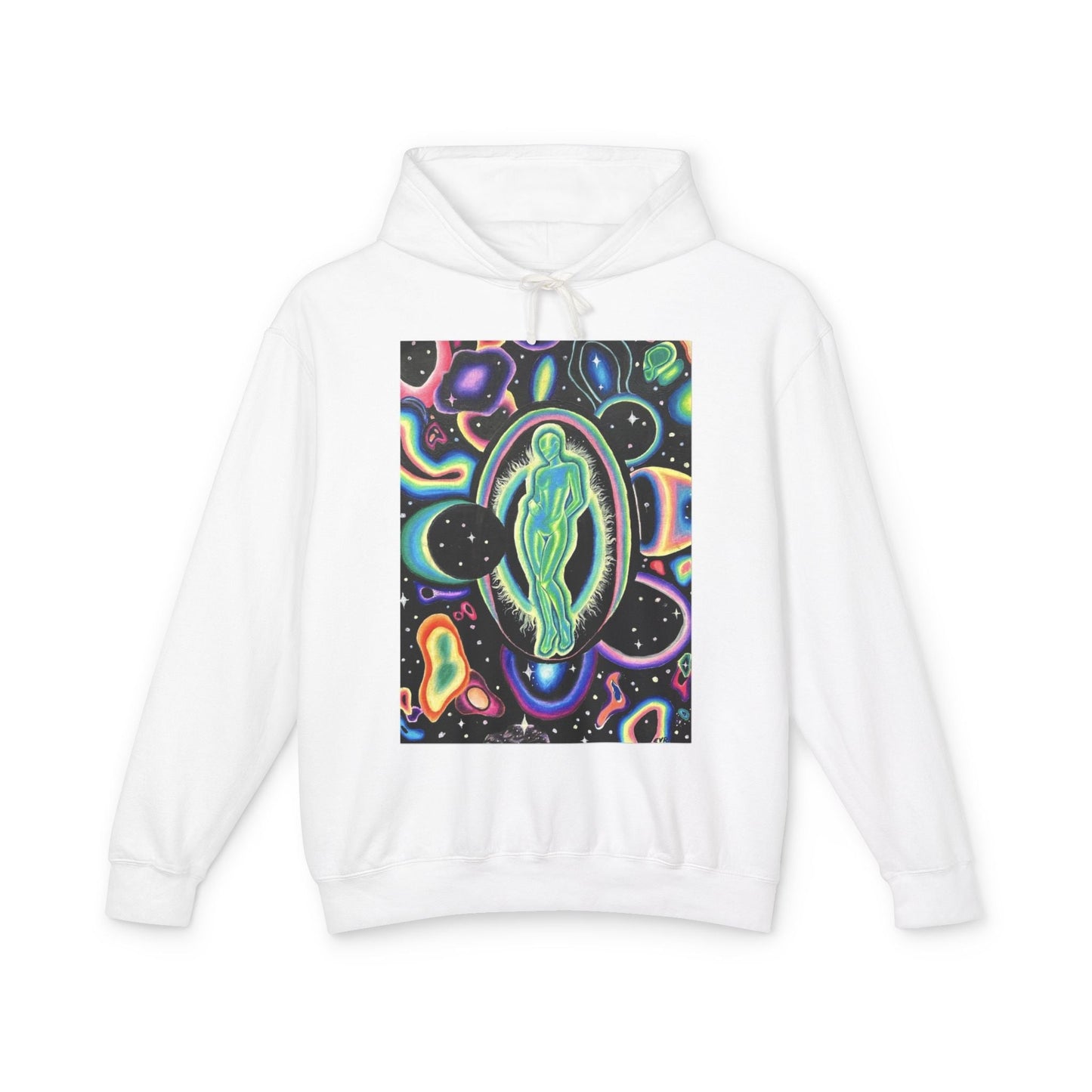 Cosmic Spirit Unisex Lightweight Hooded Sweatshirt