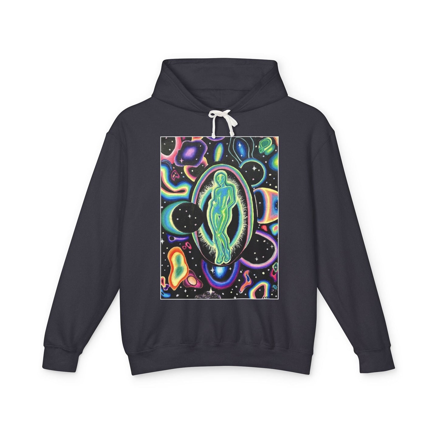 Cosmic Spirit Unisex Lightweight Hooded Sweatshirt