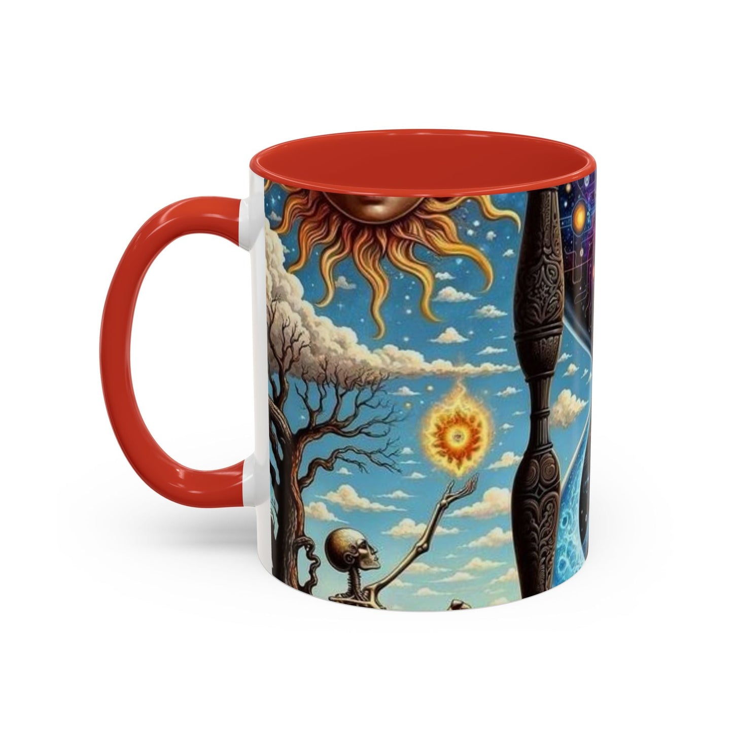Cosmic Coffee Mug, Space Art Mug, Galaxy Mug, Astral Travel Gift, Unique Coffee Cup for Astronomers, Sci-Fi Lovers