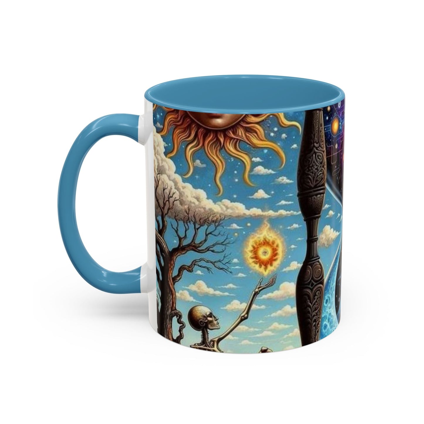 Cosmic Coffee Mug, Space Art Mug, Galaxy Mug, Astral Travel Gift, Unique Coffee Cup for Astronomers, Sci-Fi Lovers