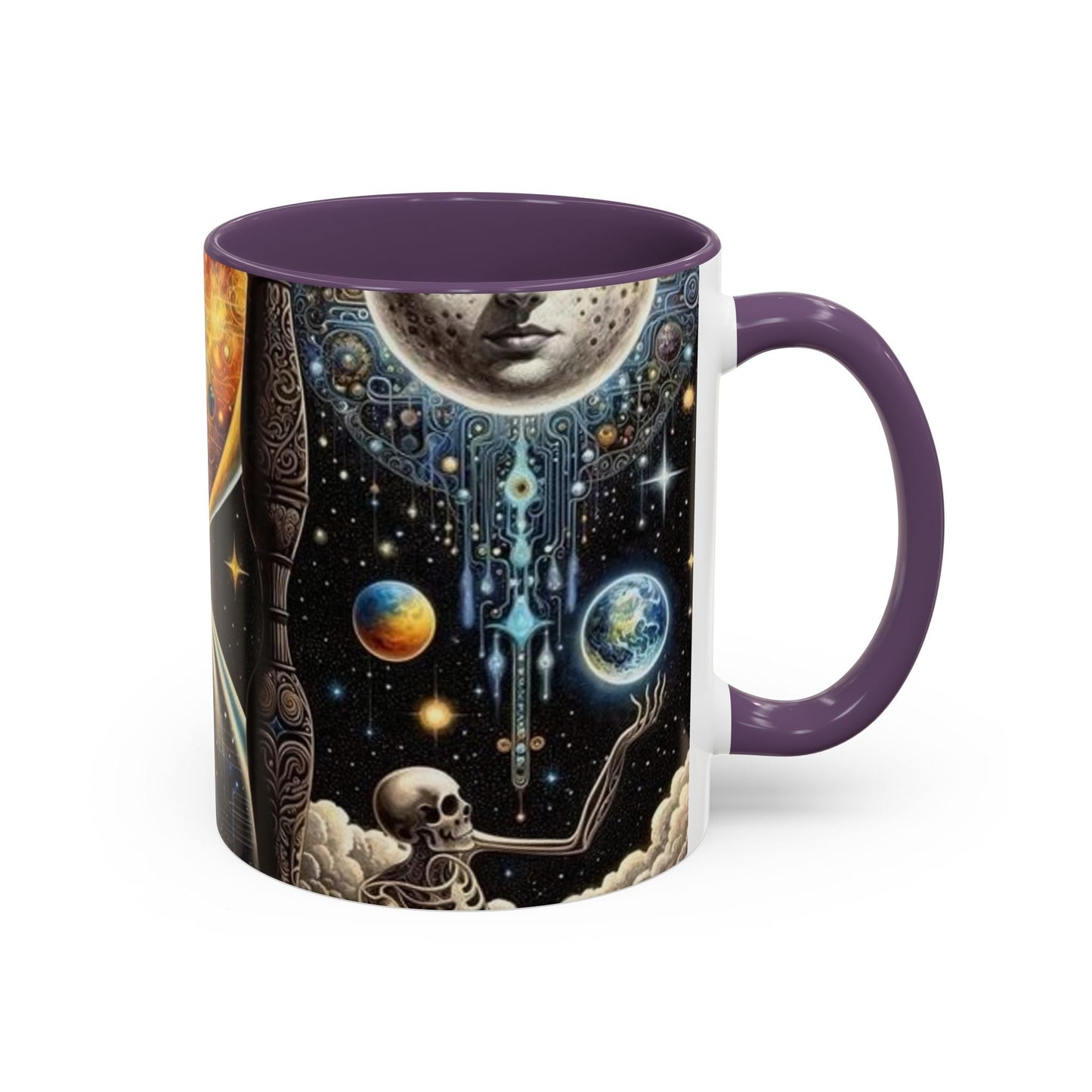 Cosmic Coffee Mug, Space Art Mug, Galaxy Mug, Astral Travel Gift, Unique Coffee Cup for Astronomers, Sci-Fi Lovers