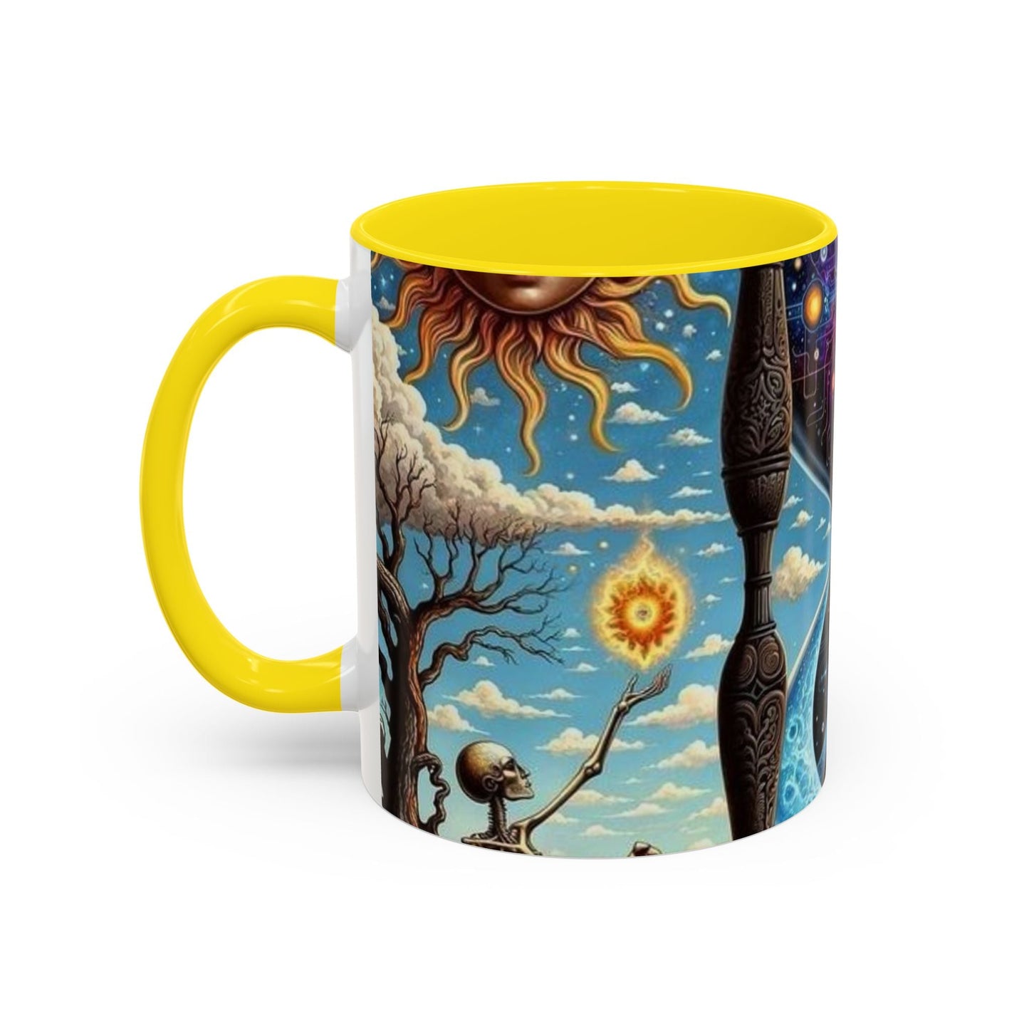 Cosmic Coffee Mug, Space Art Mug, Galaxy Mug, Astral Travel Gift, Unique Coffee Cup for Astronomers, Sci-Fi Lovers
