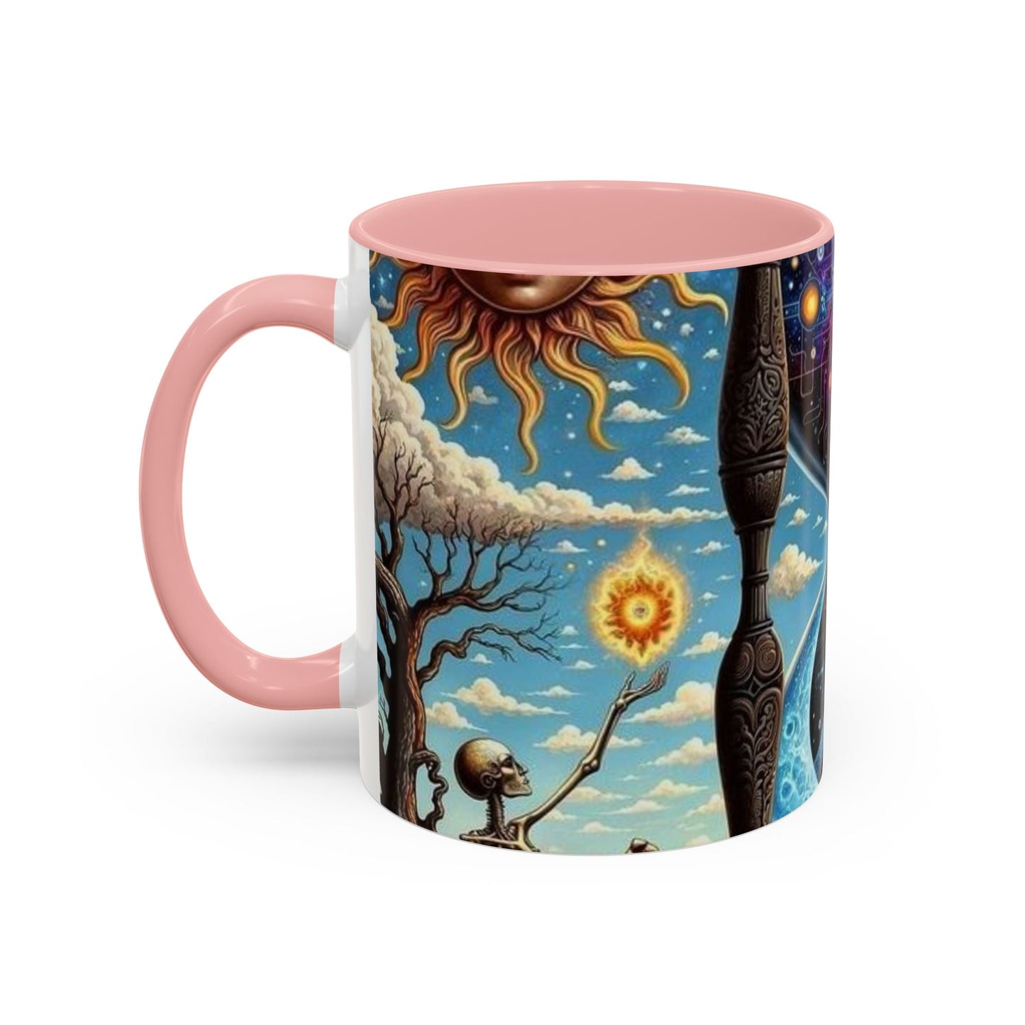 Cosmic Coffee Mug, Space Art Mug, Galaxy Mug, Astral Travel Gift, Unique Coffee Cup for Astronomers, Sci-Fi Lovers