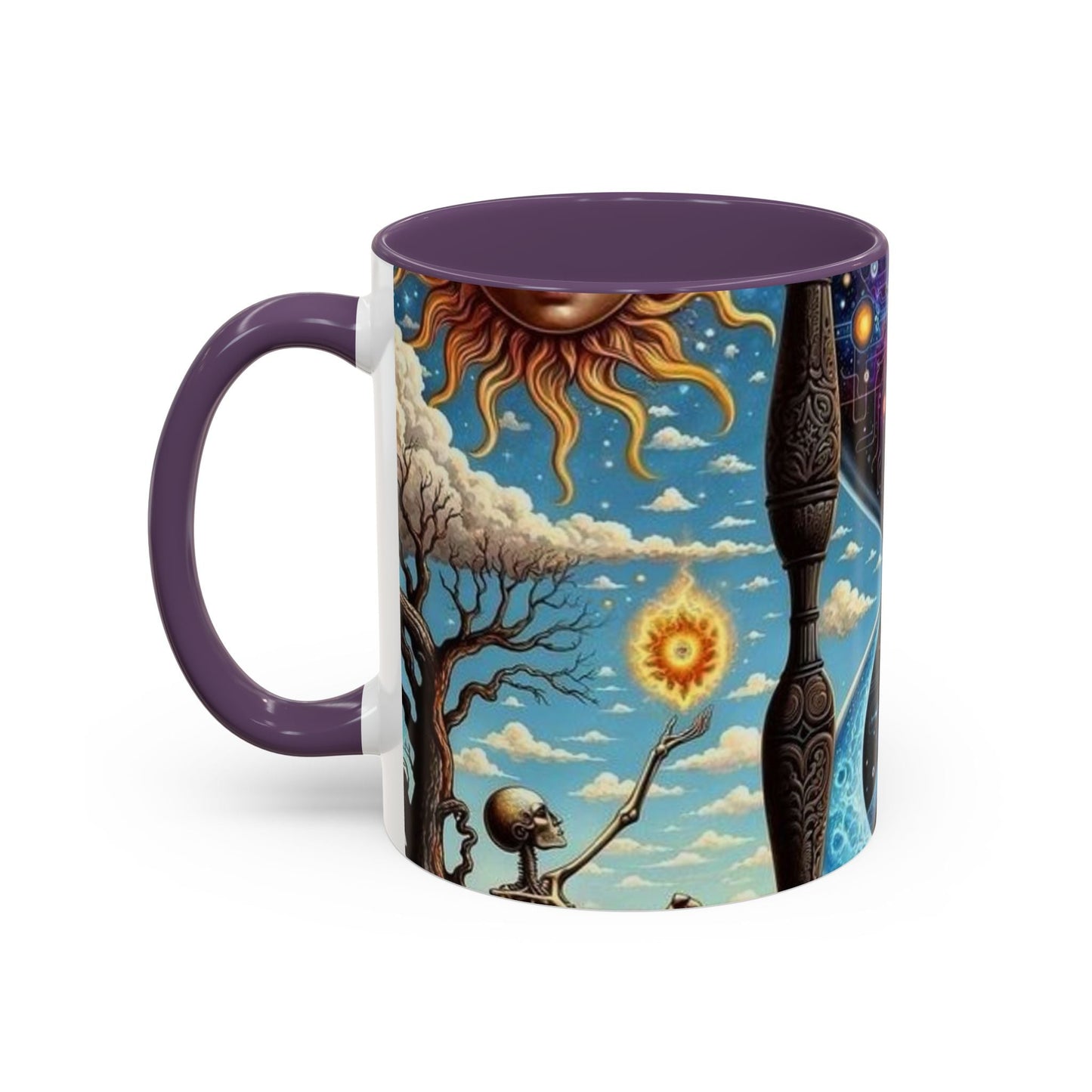 Cosmic Coffee Mug, Space Art Mug, Galaxy Mug, Astral Travel Gift, Unique Coffee Cup for Astronomers, Sci-Fi Lovers