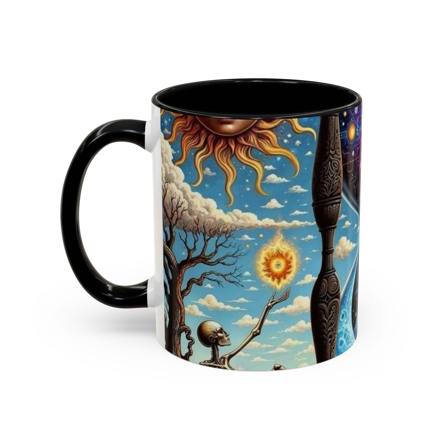 Cosmic Coffee Mug, Space Art Mug, Galaxy Mug, Astral Travel Gift, Unique Coffee Cup for Astronomers, Sci-Fi Lovers