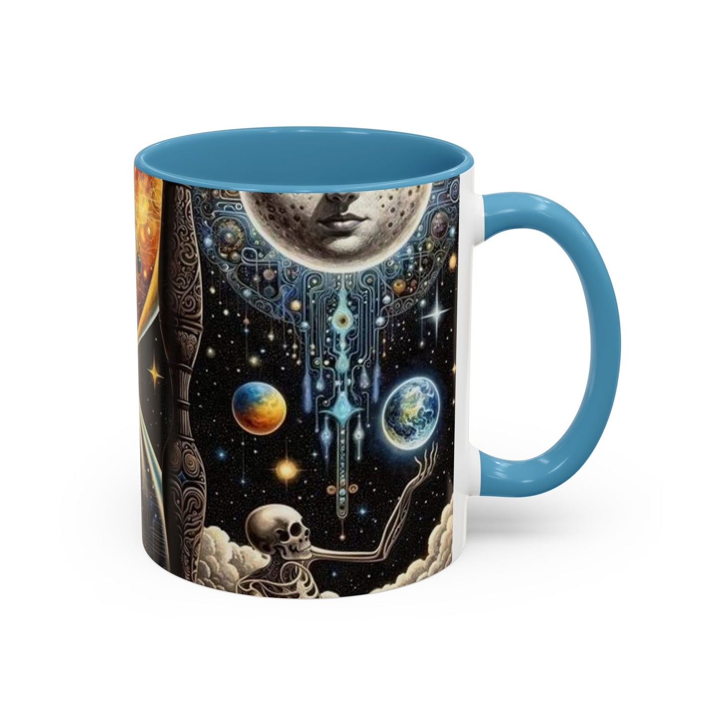 Cosmic Coffee Mug, Space Art Mug, Galaxy Mug, Astral Travel Gift, Unique Coffee Cup for Astronomers, Sci-Fi Lovers