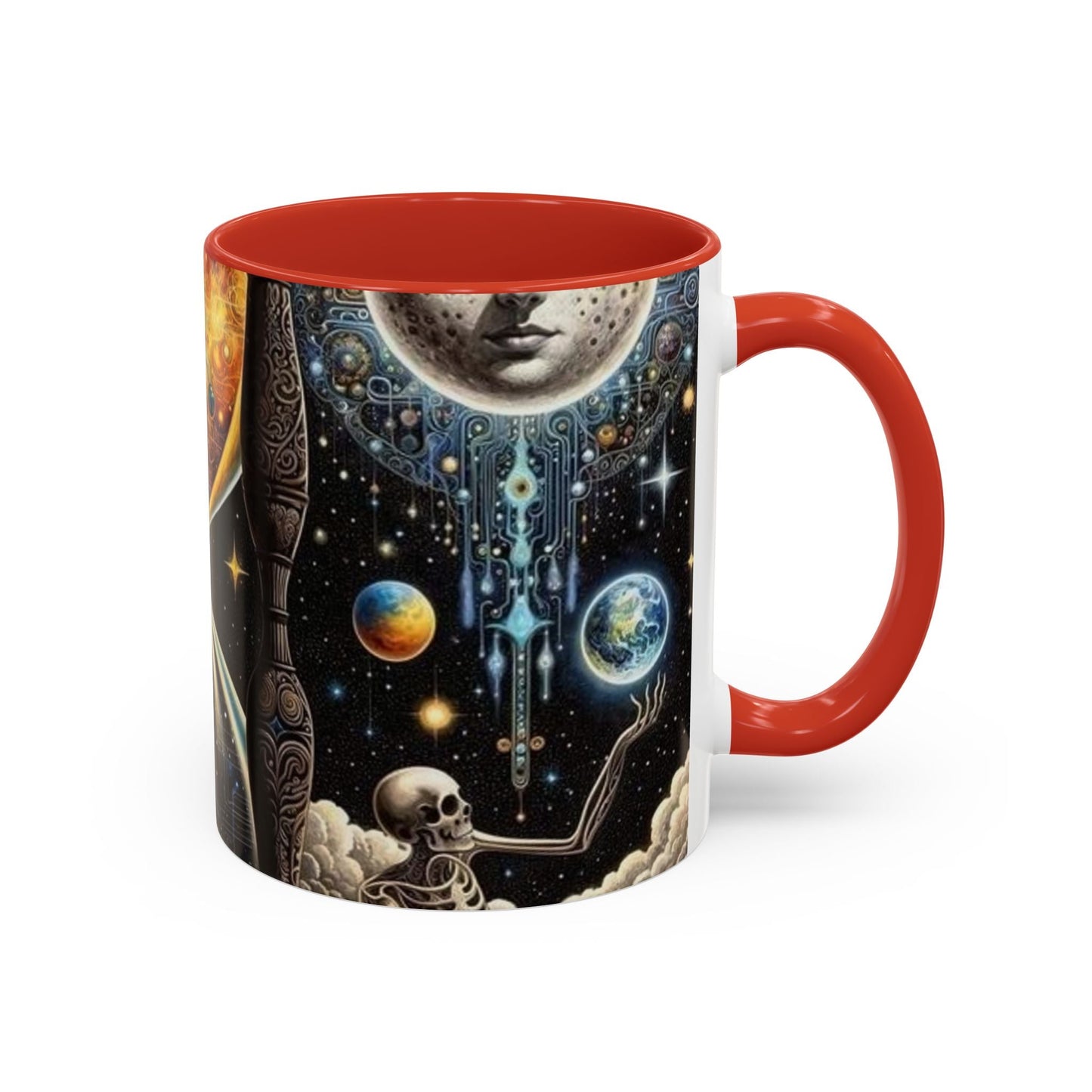Cosmic Coffee Mug, Space Art Mug, Galaxy Mug, Astral Travel Gift, Unique Coffee Cup for Astronomers, Sci-Fi Lovers