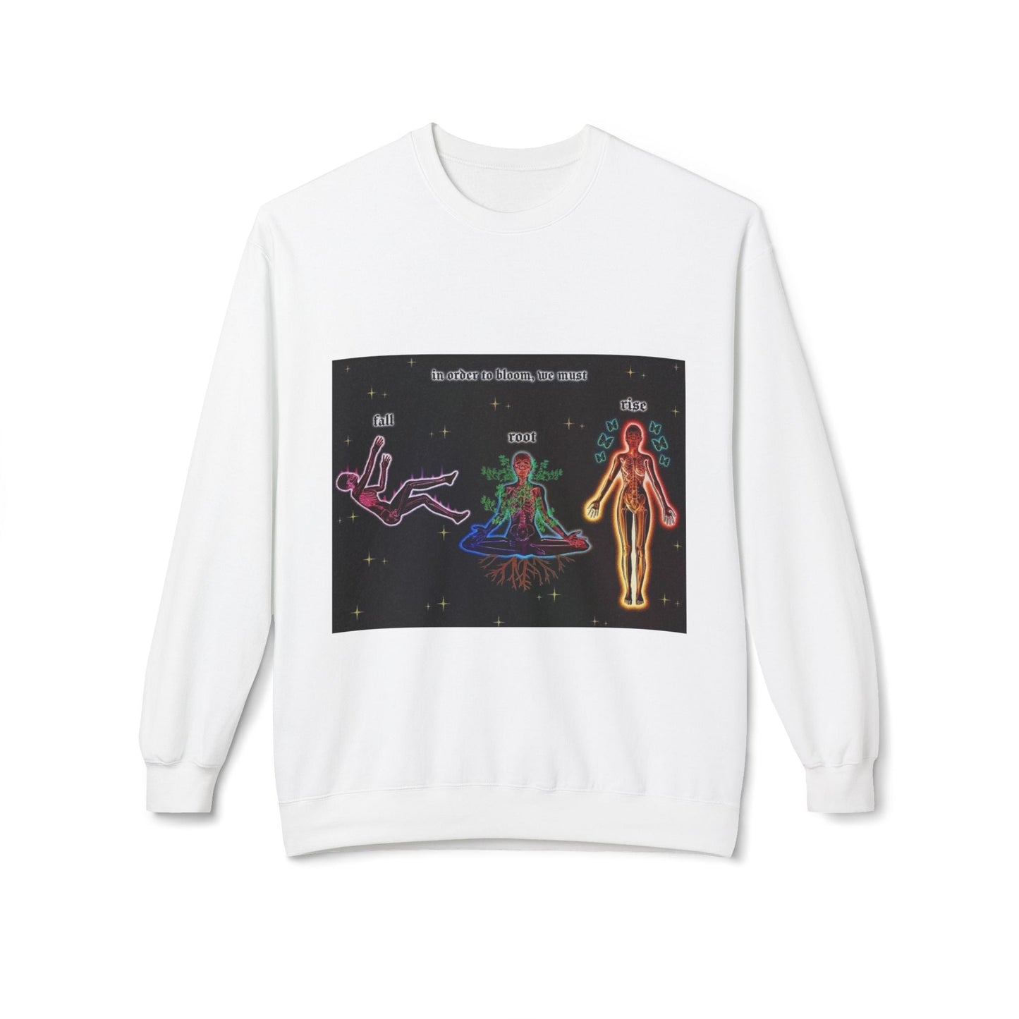Cosmic Vibes Unisex Fleece Sweatshirt - Explore Your Inner Self