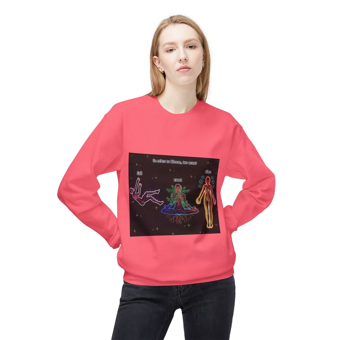 Cosmic Vibes Unisex Fleece Sweatshirt - Explore Your Inner Self