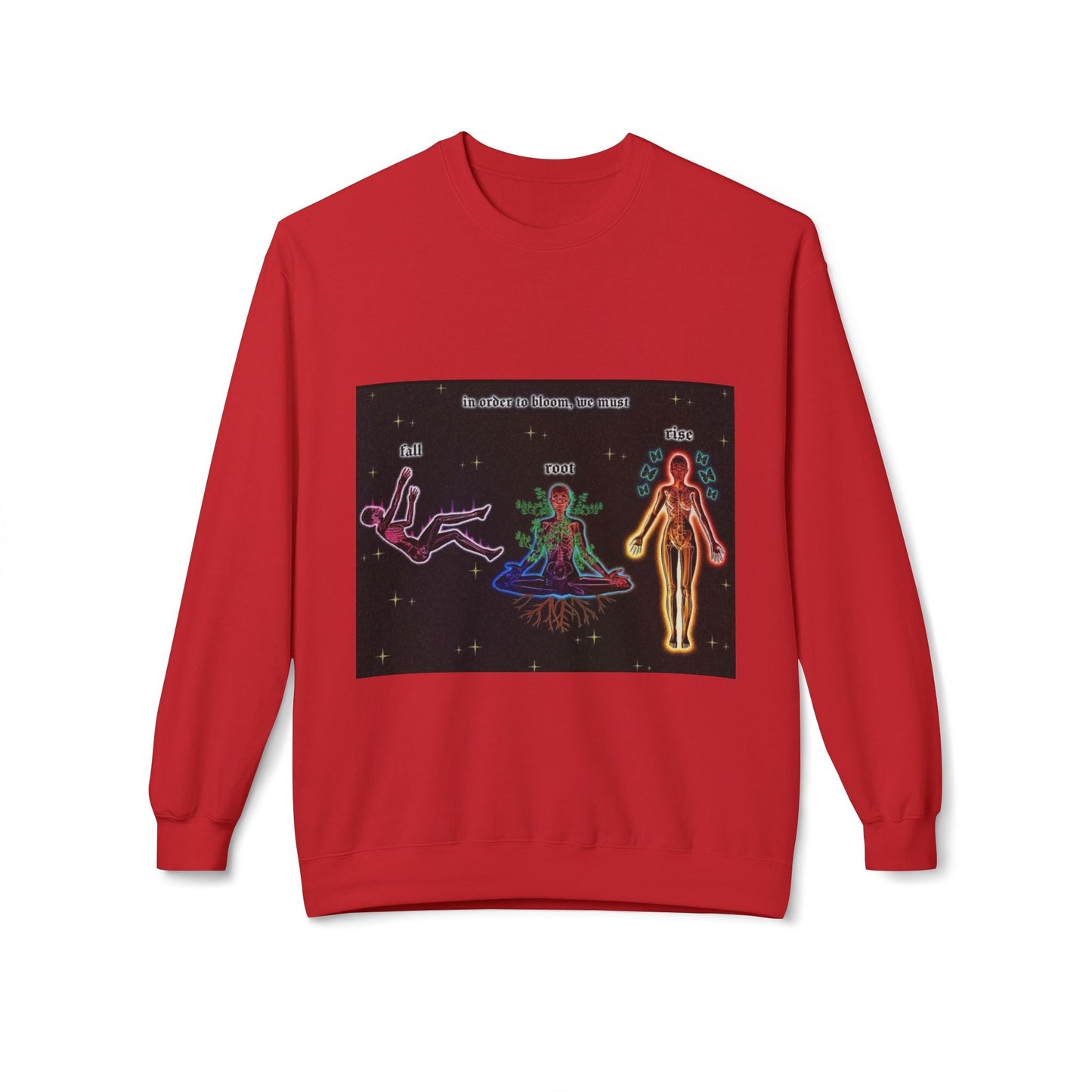 Cosmic Vibes Unisex Fleece Sweatshirt - Explore Your Inner Self