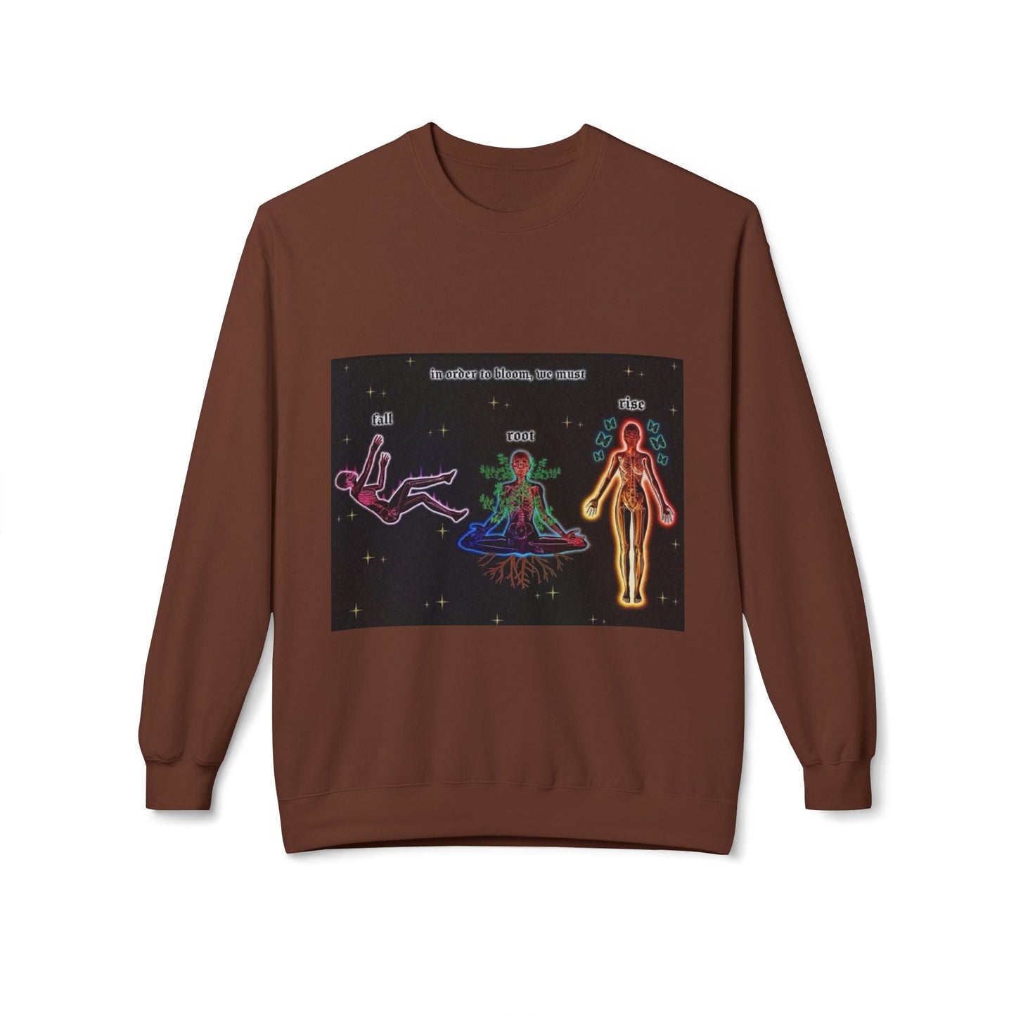 Cosmic Vibes Unisex Fleece Sweatshirt - Explore Your Inner Self