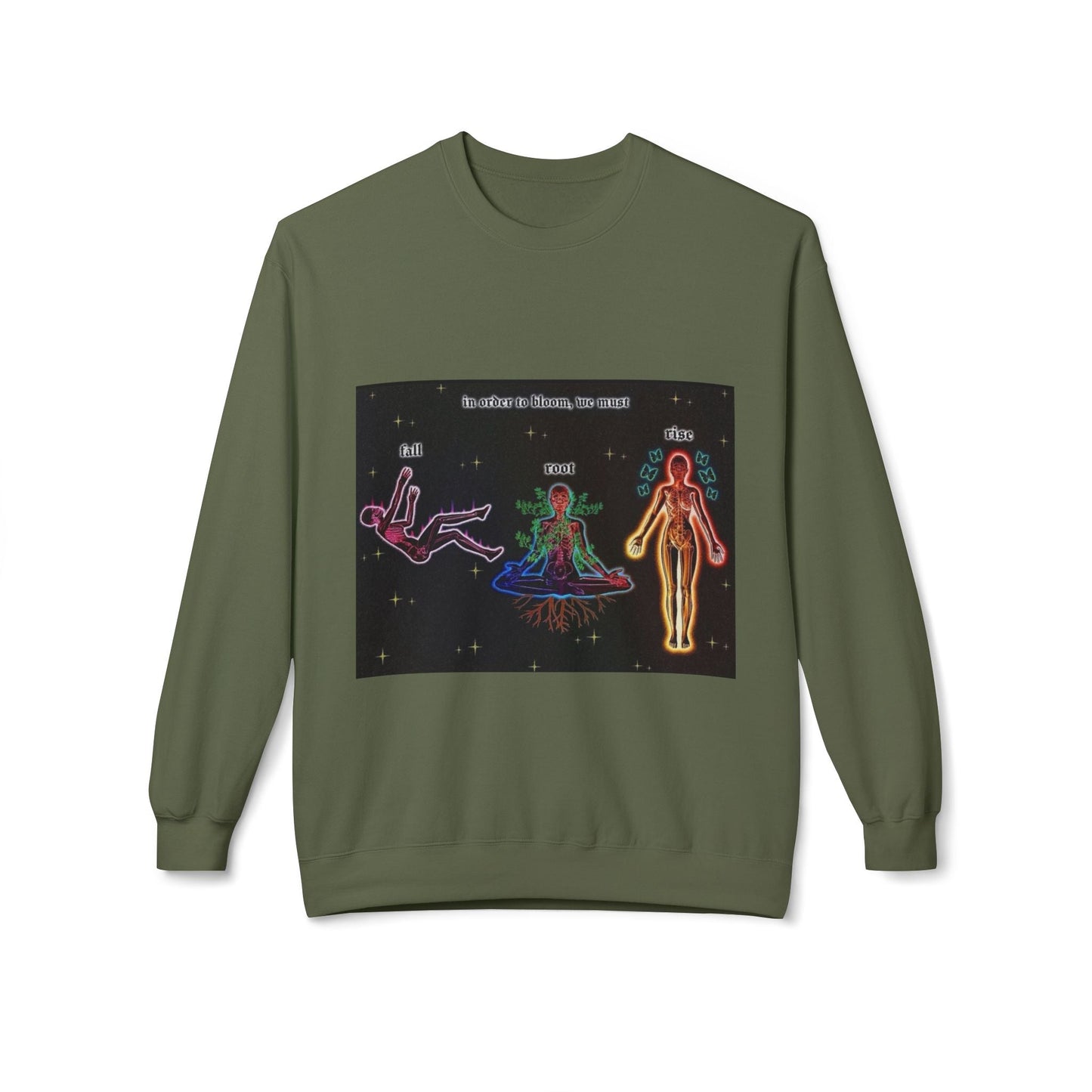 Cosmic Vibes Unisex Fleece Sweatshirt - Explore Your Inner Self