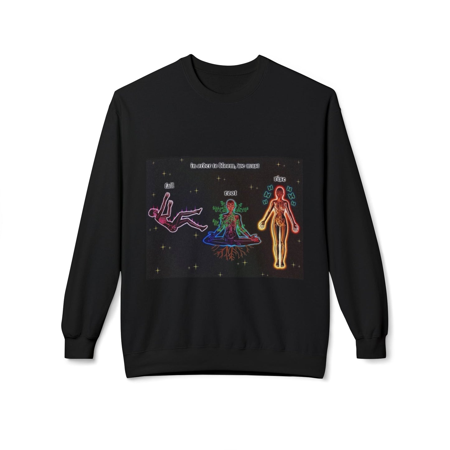 Cosmic Vibes Unisex Fleece Sweatshirt - Explore Your Inner Self