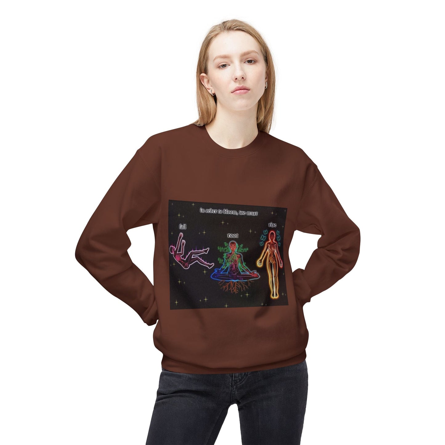 Cosmic Vibes Unisex Fleece Sweatshirt - Explore Your Inner Self