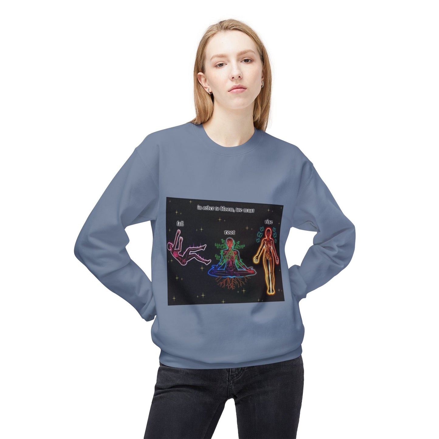 Cosmic Vibes Unisex Fleece Sweatshirt - Explore Your Inner Self
