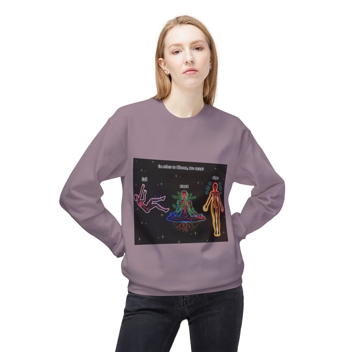Cosmic Vibes Unisex Fleece Sweatshirt - Explore Your Inner Self