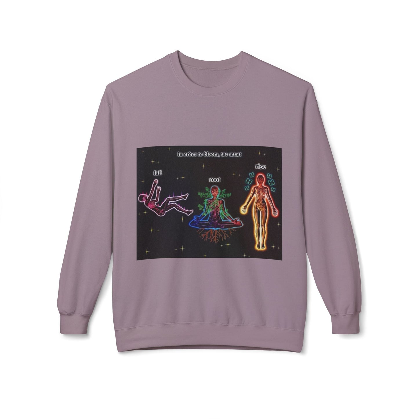 Cosmic Vibes Unisex Fleece Sweatshirt - Explore Your Inner Self