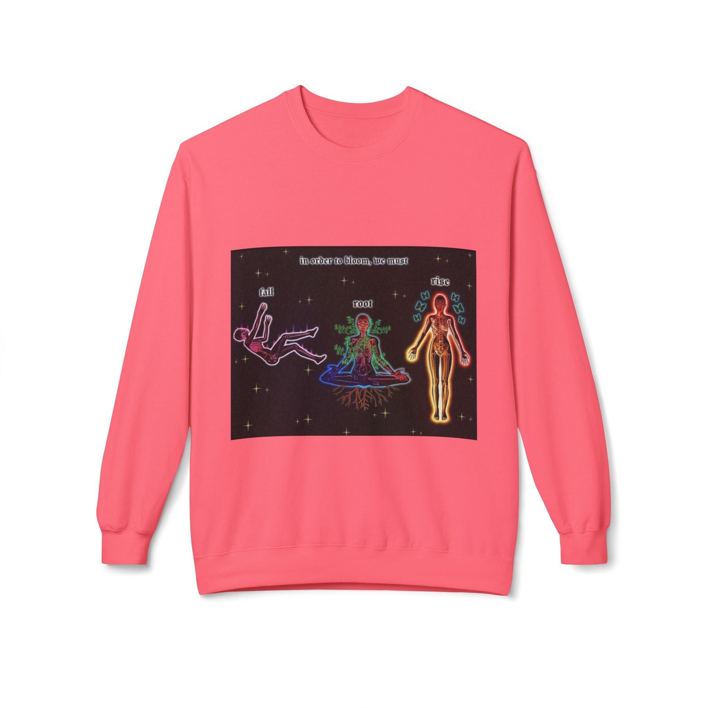Cosmic Vibes Unisex Fleece Sweatshirt - Explore Your Inner Self