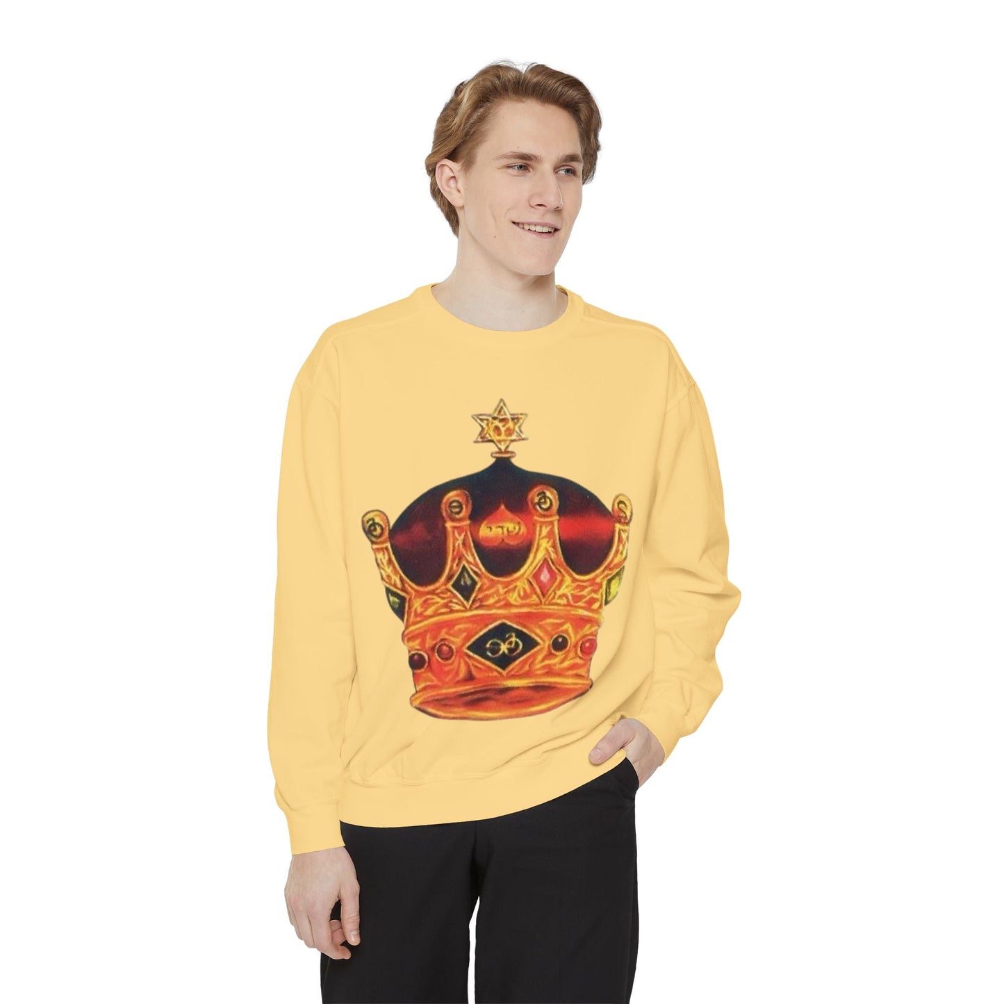 Crown Graphic Unisex Sweatshirt - Stylish & Comfortable