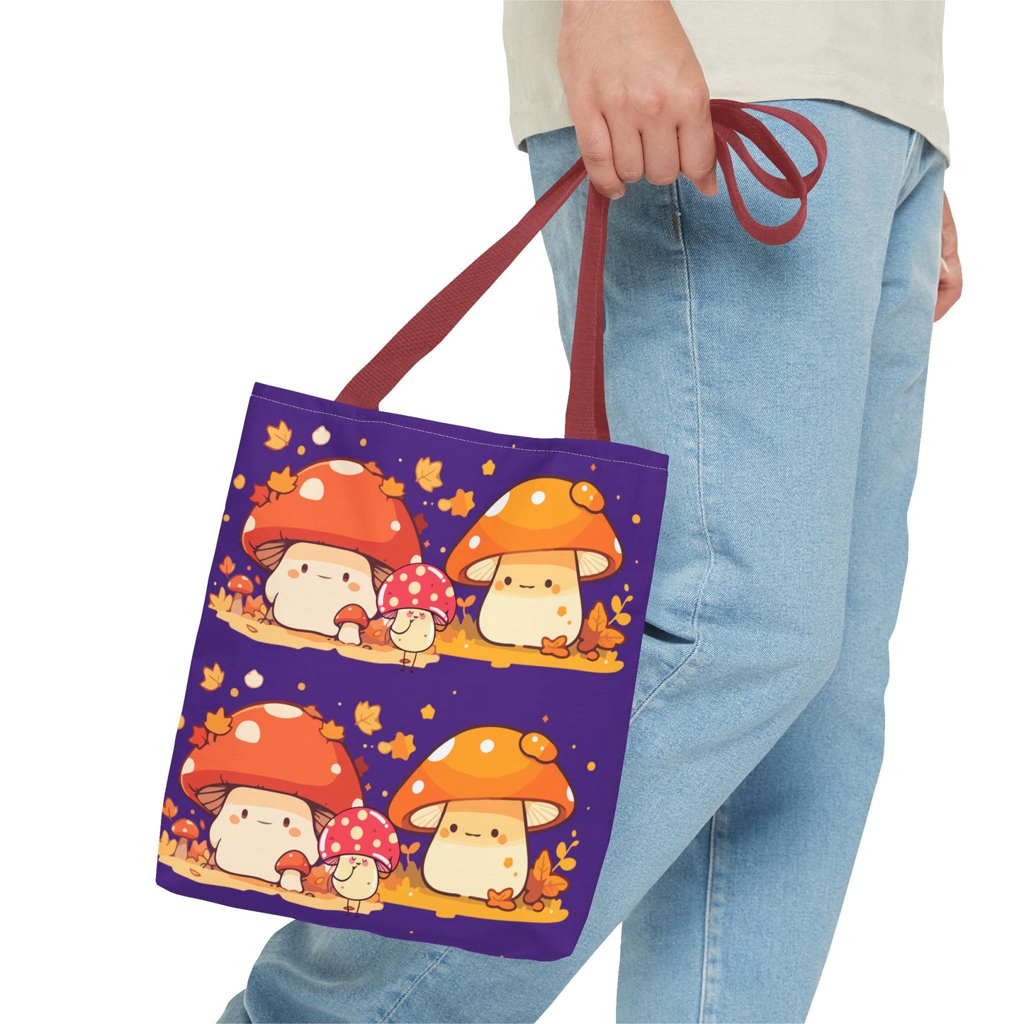Cute Mushroom Tote Bag, Fall Tote, Autumn Bag, Gift for Nature Lovers, Eco-Friendly Shopping Bag