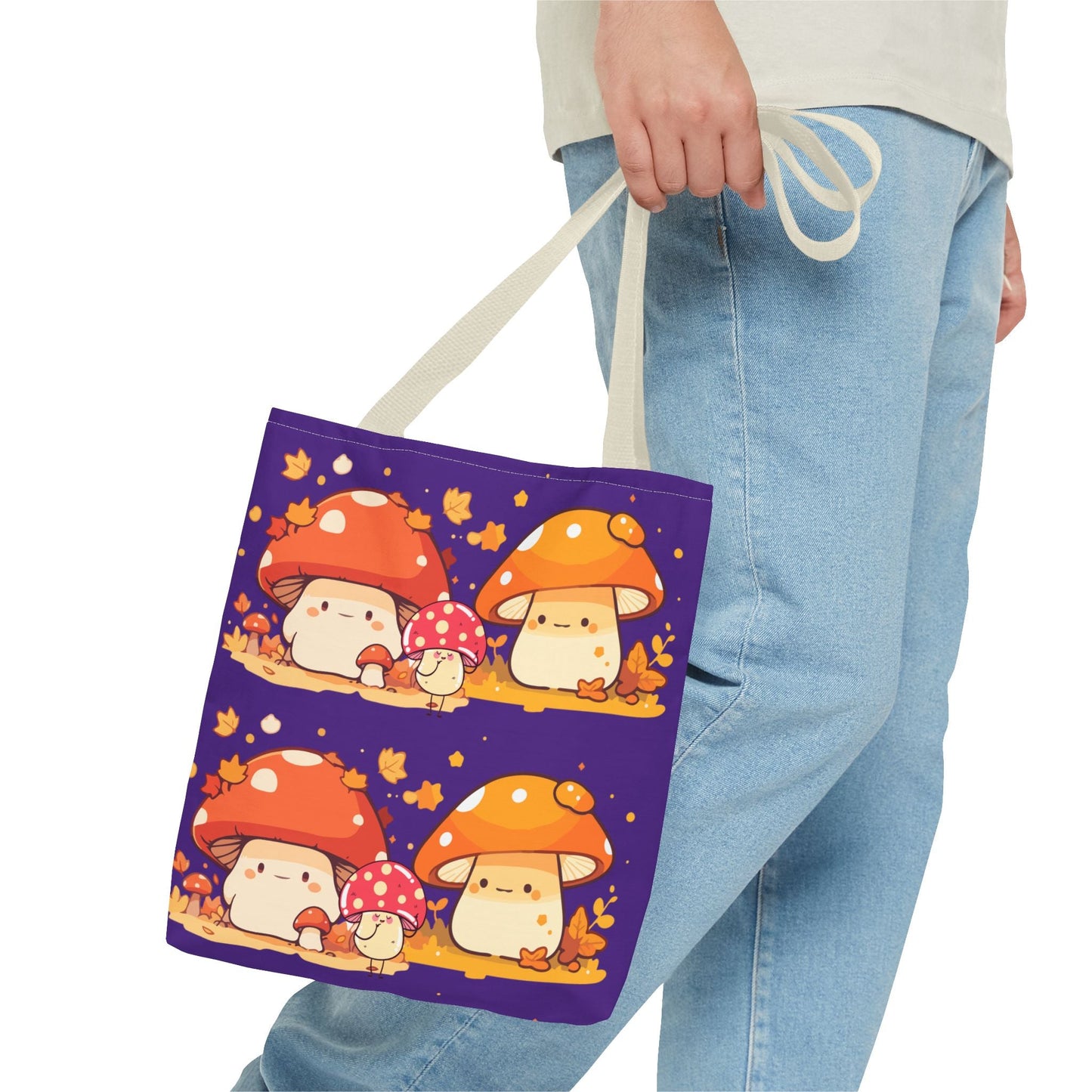Cute Mushroom Tote Bag, Fall Tote, Autumn Bag, Gift for Nature Lovers, Eco-Friendly Shopping Bag