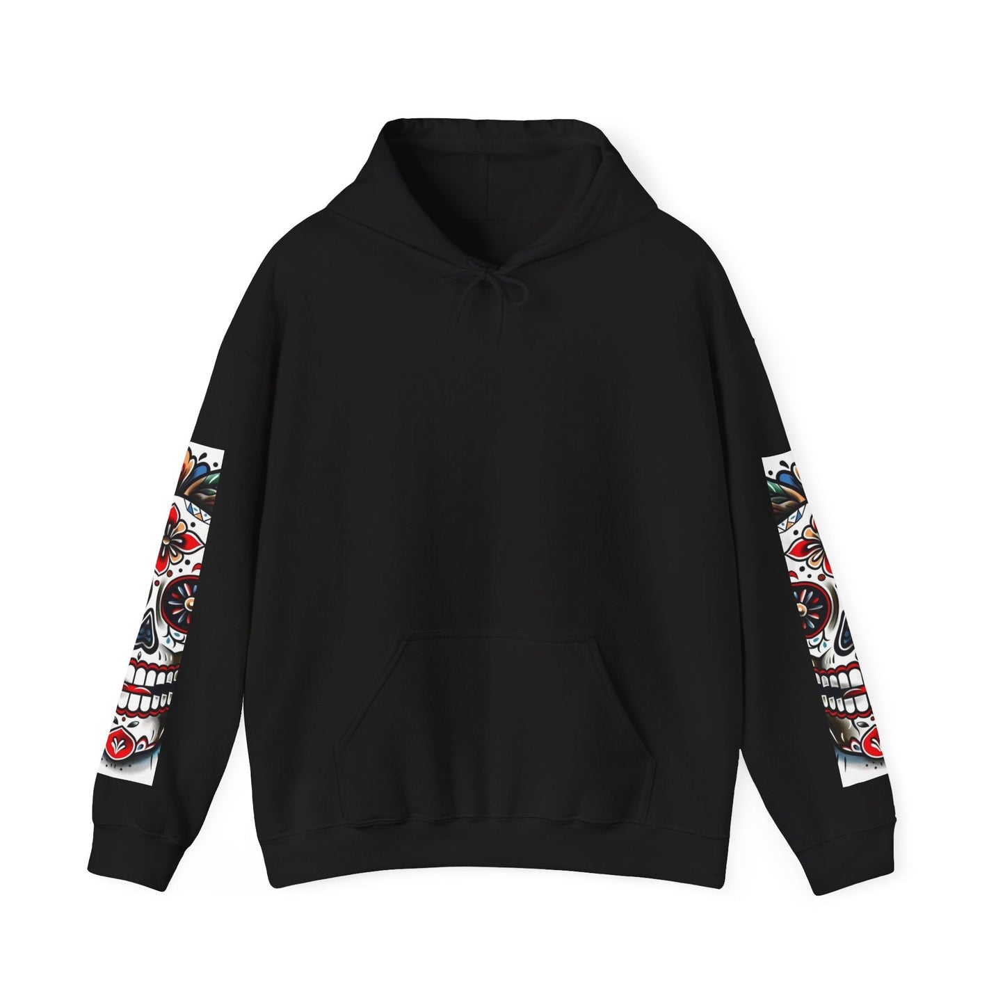 Dia de Los Muertos Skull Hoodie - Unisex Heavy Blend™ - Cozy Sweatshirt for Celebrations