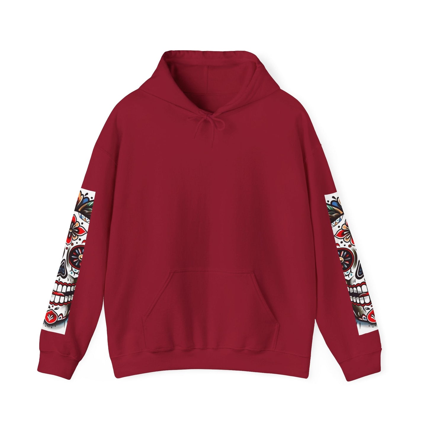 Dia de Los Muertos Skull Hoodie - Unisex Heavy Blend™ - Cozy Sweatshirt for Celebrations