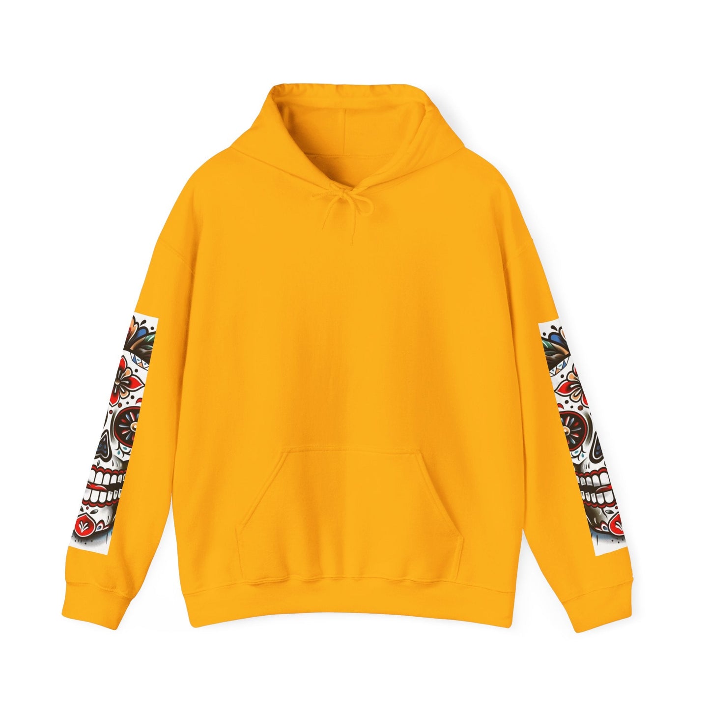 Dia de Los Muertos Skull Hoodie - Unisex Heavy Blend™ - Cozy Sweatshirt for Celebrations