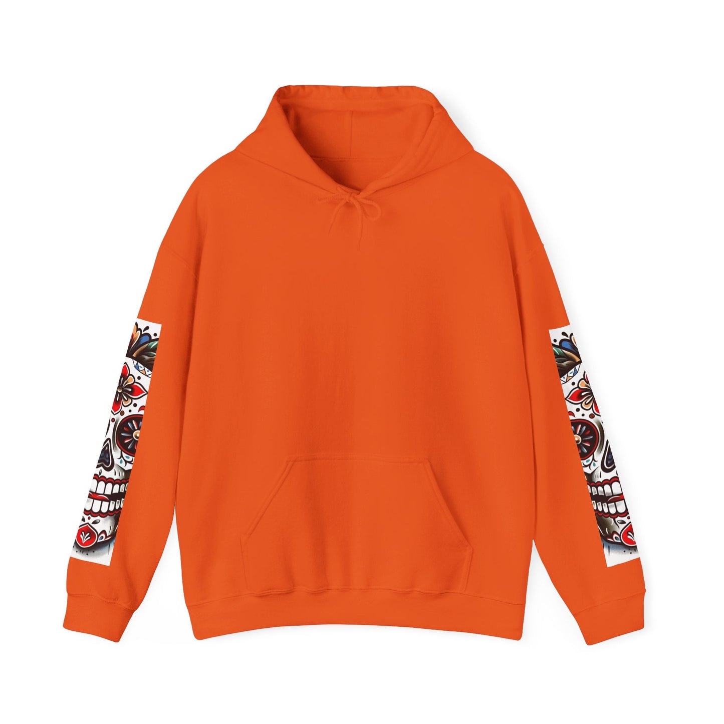Dia de Los Muertos Skull Hoodie - Unisex Heavy Blend™ - Cozy Sweatshirt for Celebrations