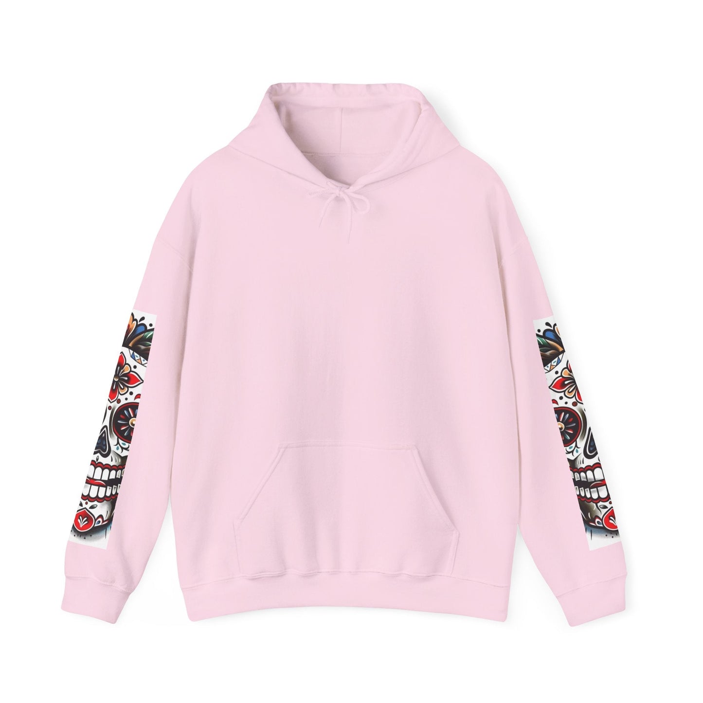 Dia de Los Muertos Skull Hoodie - Unisex Heavy Blend™ - Cozy Sweatshirt for Celebrations